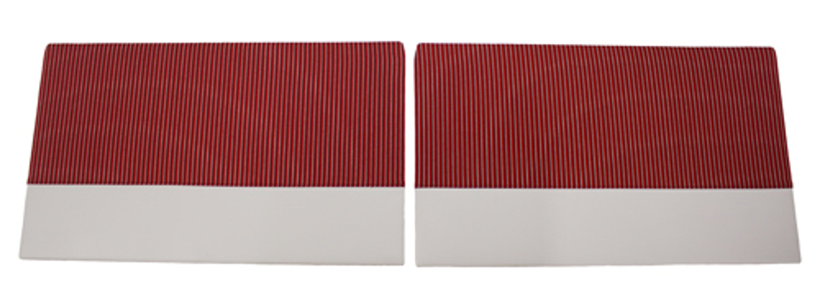 Deurpanelen voor Volvo Duett, 1956-57 rood/grijs