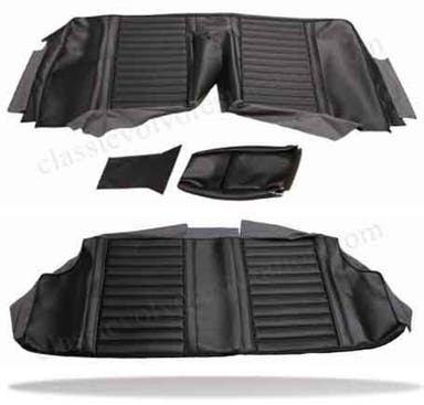 Bekleding achterbank voor Volvo Amazon 2d 1965-68 zwart