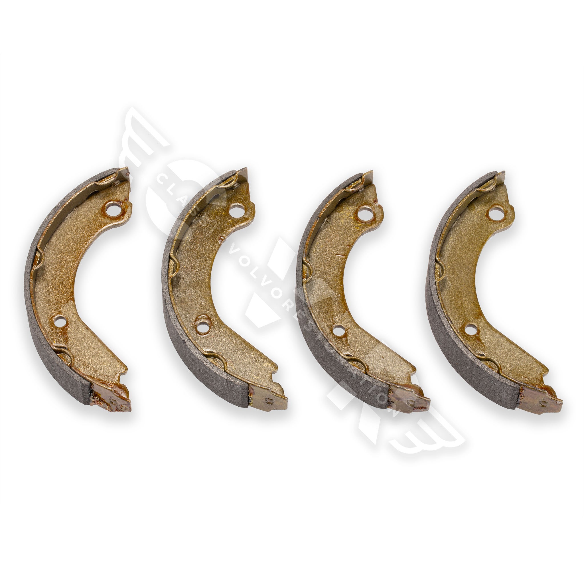 Remblokkenset met handrem voor Volvo 240 1975-, 740, 760, 780, 940, 960, niet-multilink.