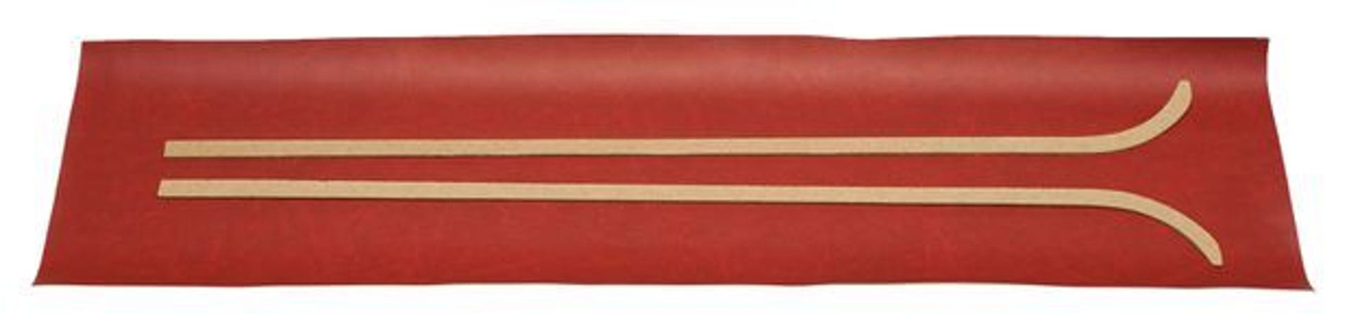 Panelen B-stijl voor Volvo PV544, Duett 1963-64, rood — bild 2 av 2