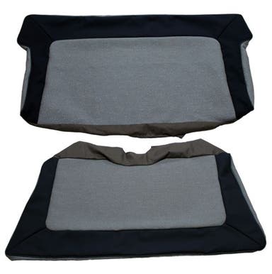 Bekleding achterbank voor Volvo PV444LS 1957 grijs/blauw