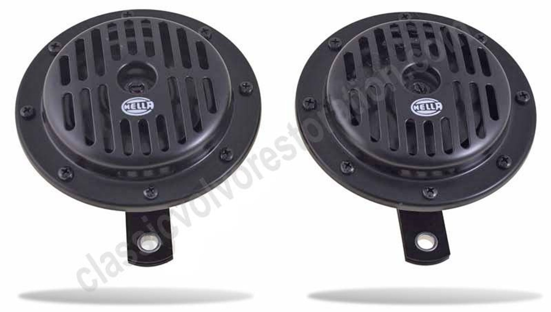 Signaalhoorn 12V Hella zwart voor Volvo PV544, Duett