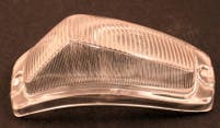 Knipperlichtglas voor Volvo Amazon 1957-61, wit, rechts — bild 1 av 2