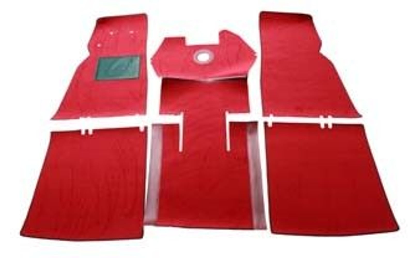 Tapijtset voor Volvo Duett 210, rood textiel