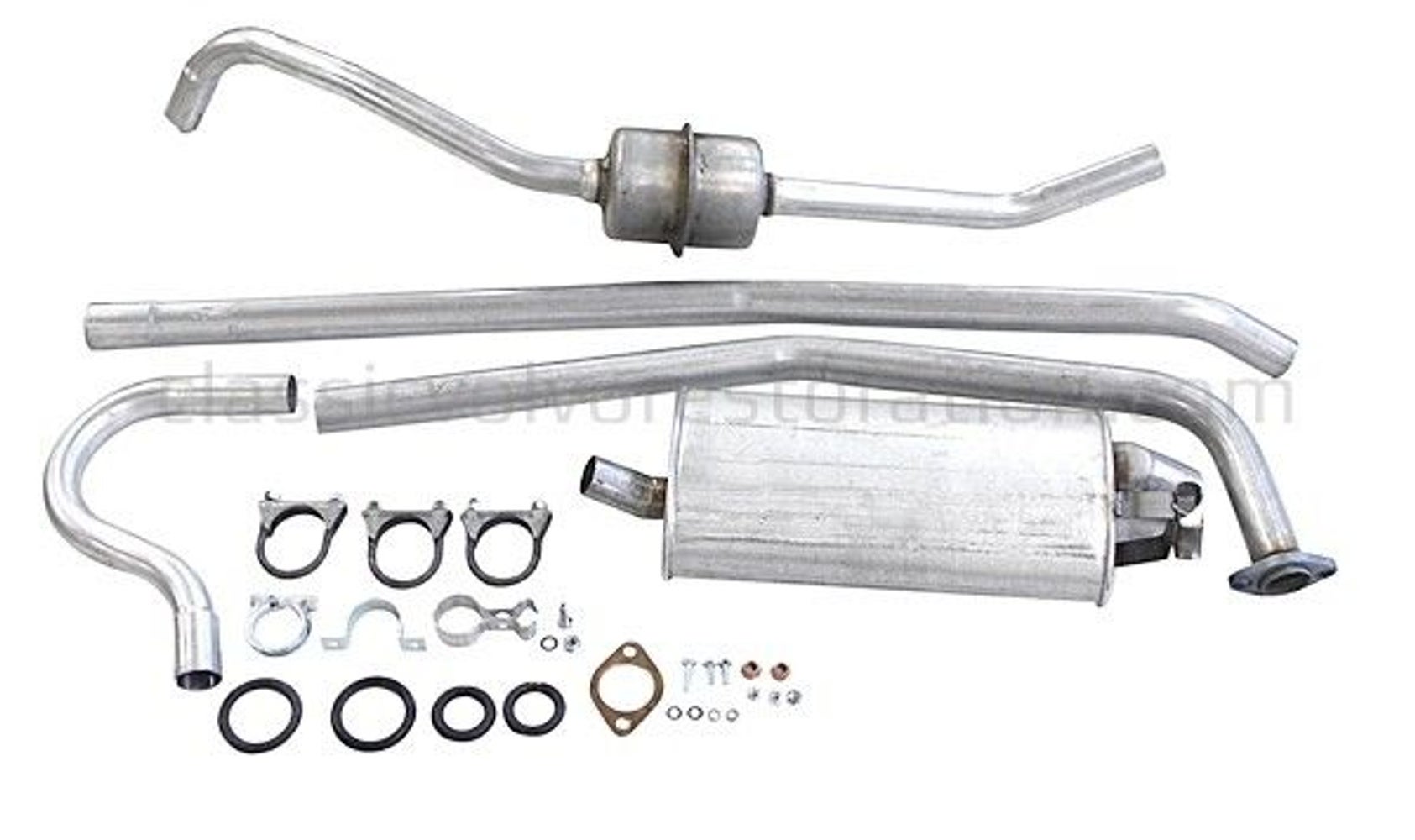Uitlaatsysteem voor Volvo Amazon Kombi, 1962-66, B18 — bild 2 av 3
