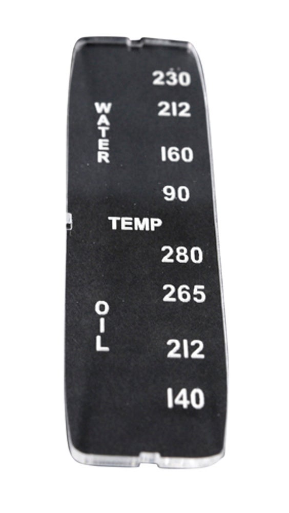Glas voor temperatuurmeter (°F)