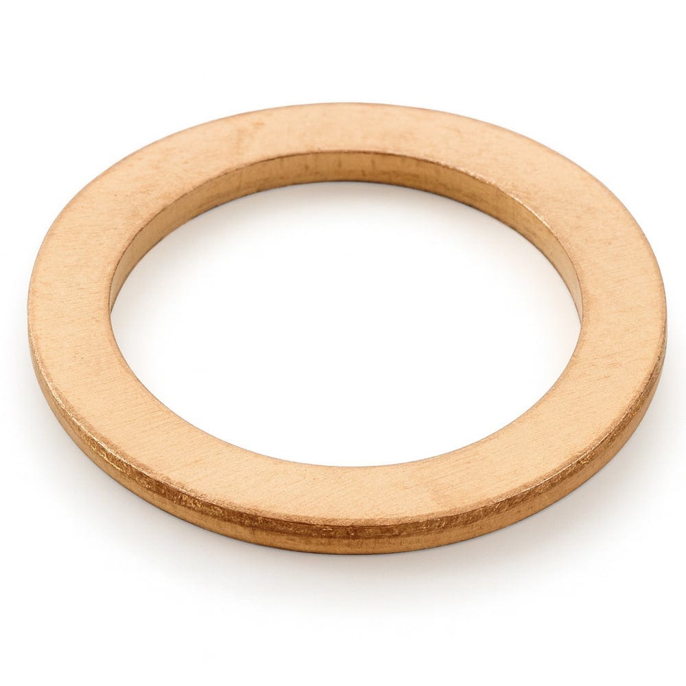Koperen ring 16,2 x 21,6 x 1,4 mm voor Volvo PV444, PV544, Duett, Amazon, Amazon Kombi, 1800 — bild 2 av 2