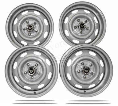 Volvo PV/Amazon/1800 wielset 5,5" met toebehoren