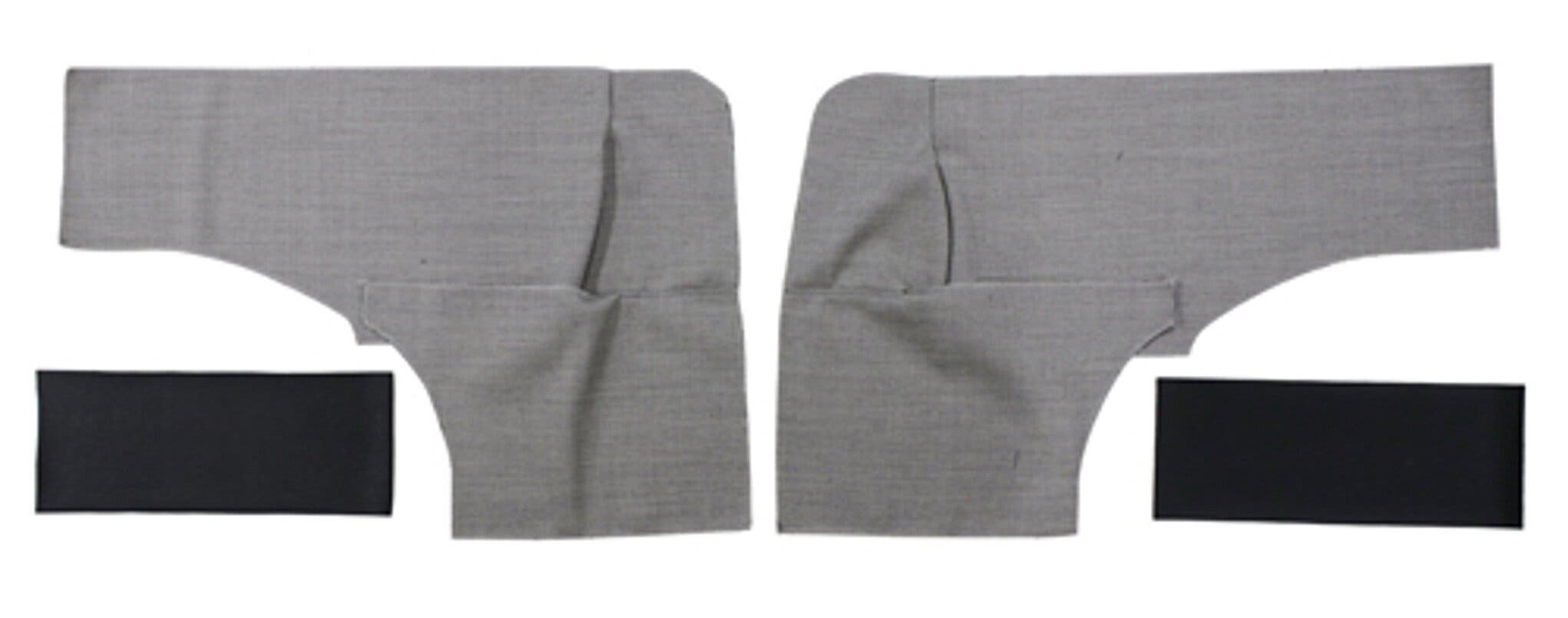 Bekleding achter zijkanten grijszwart