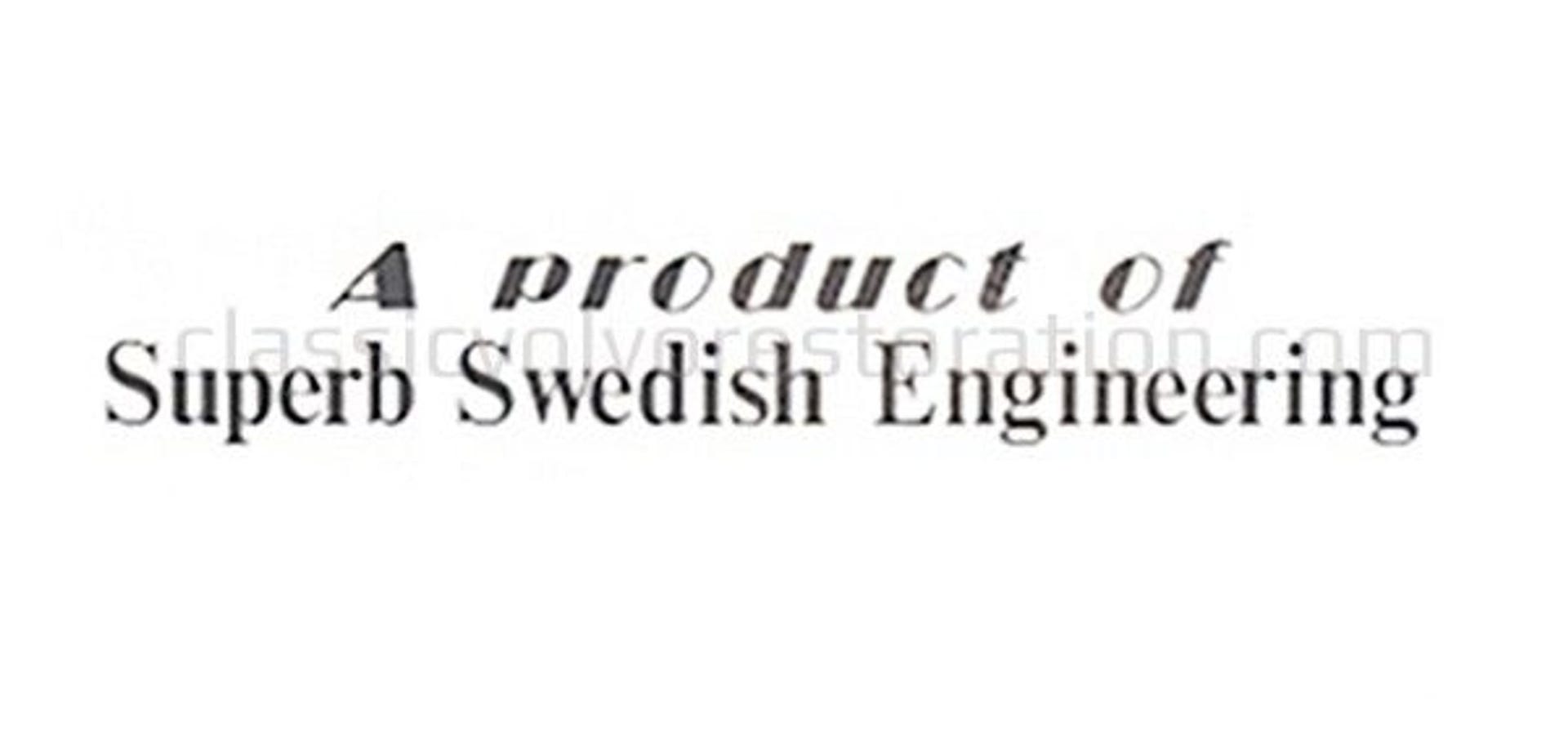 Sticker "Een product van Volvo SUPERB..." — bild 2 av 2