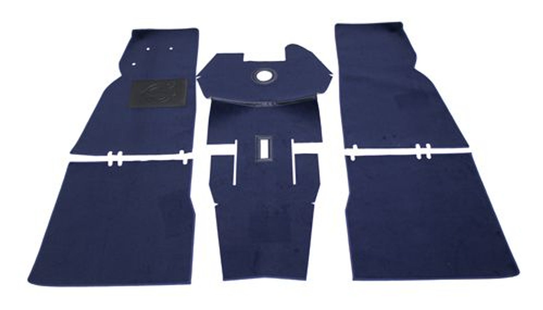 Tapijtset voor Volvo Duett, blauw textiel