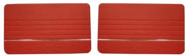 Deurpanelen voor Volvo PV544 1963-64, rood