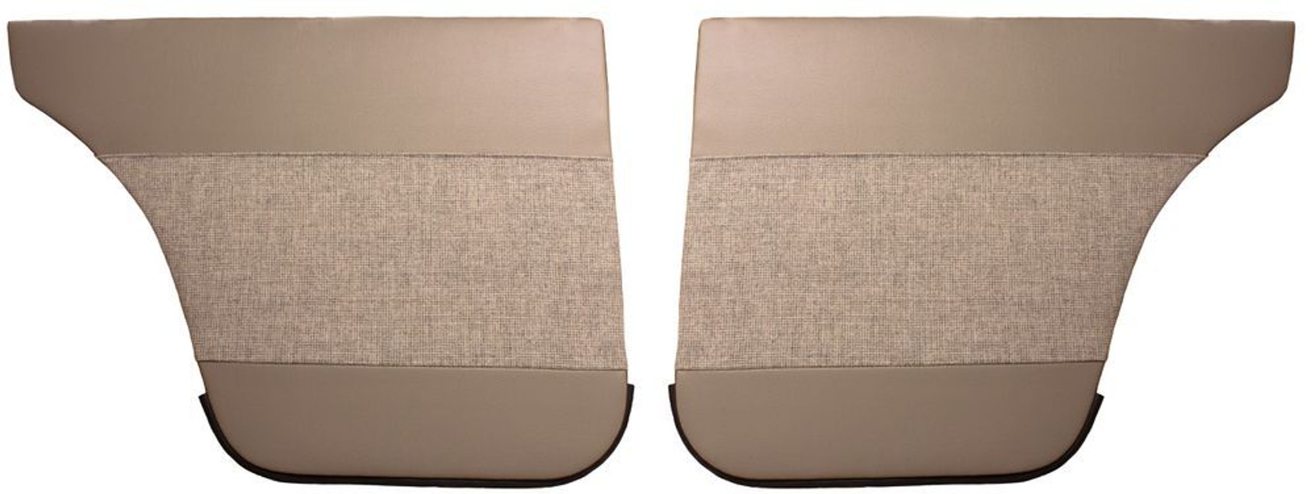 Achterportierpanelen voor Volvo Amazon 4d, 1960-61, grijs/grijsbeige