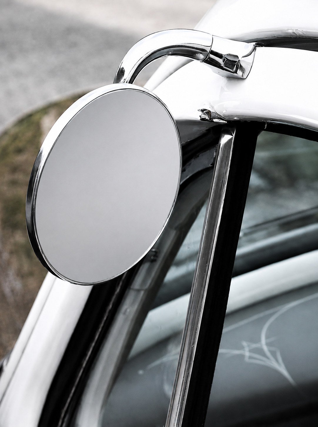 Buitenspiegel voor deur – Peep Mirror 4" – Volvo PV 444, 544