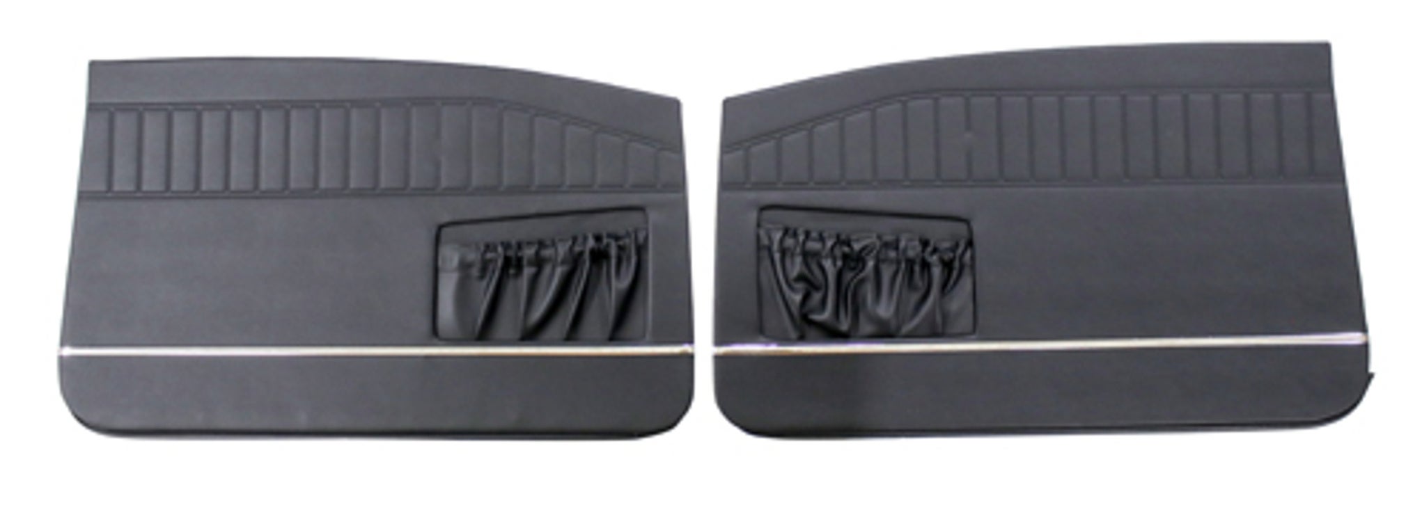 Deurpaneel voor met chroomlijs