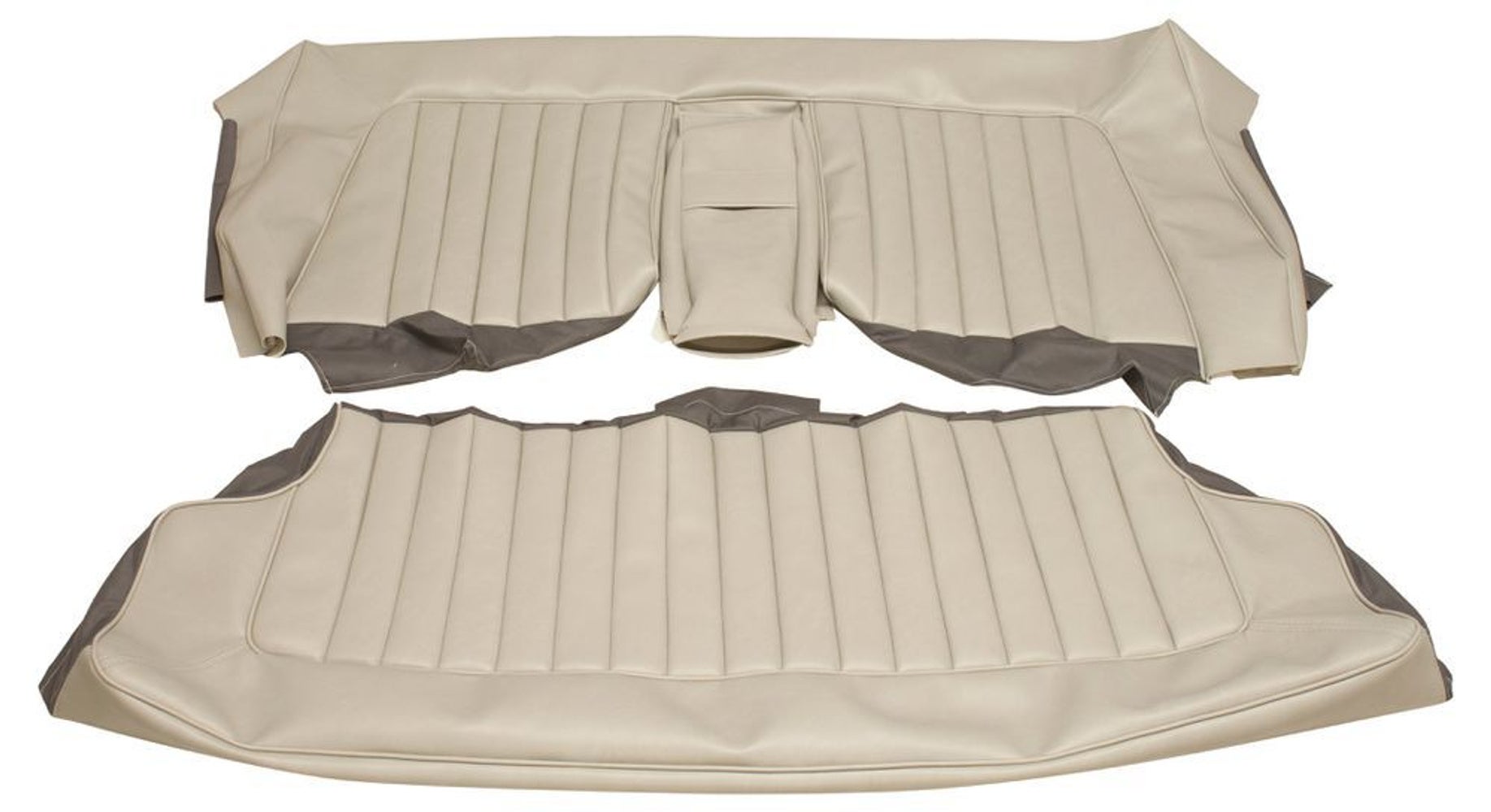 Bekleding achterbank voor Volvo Amazon 2d 1963-64 US grijs