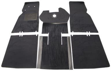 Tapijtset voor Volvo PV444, zwart textiel