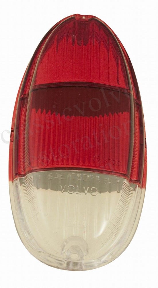 Achterlichtglas voor Volvo Amazon 1963-, VS, rood/rood/wit