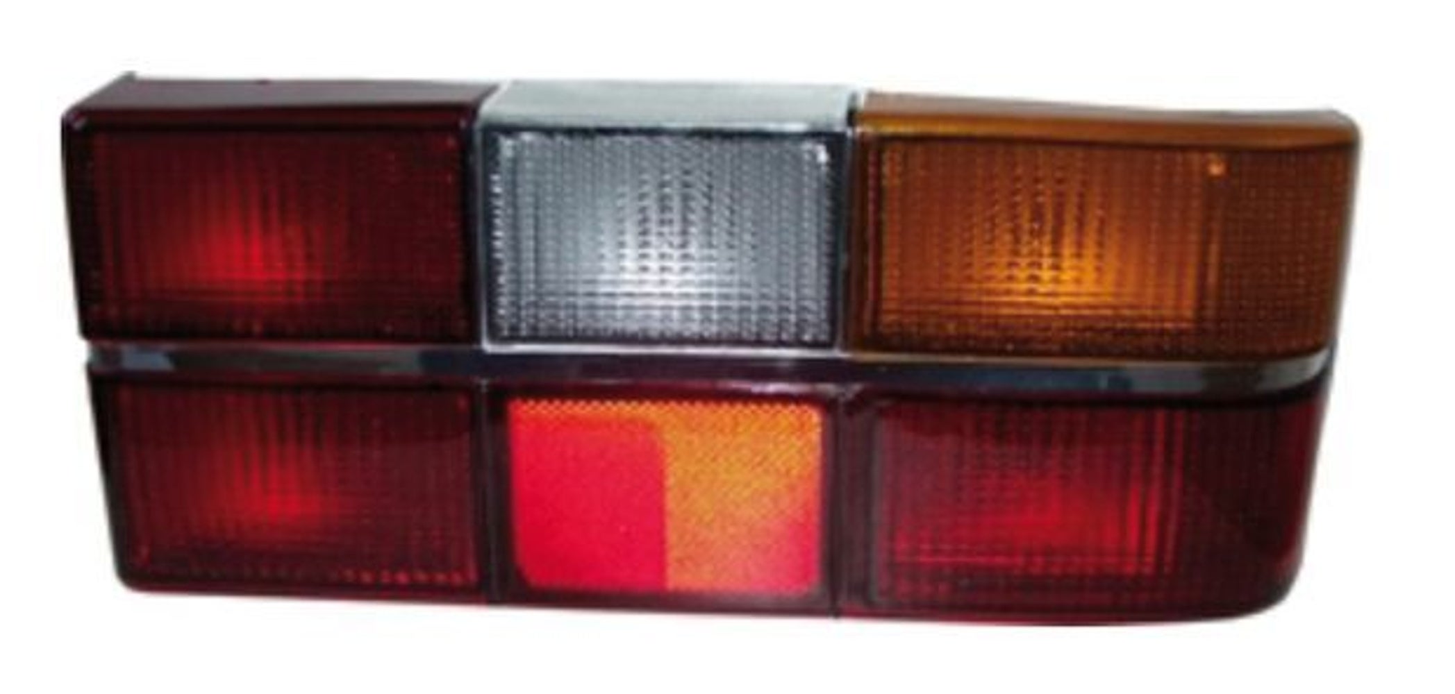 Achterlicht voor Volvo 240 1985-93, VS, chromen lijnen, rechts