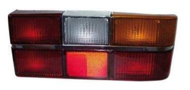 Achterlicht voor Volvo 240 1985-93, VS, chromen lijnen, rechts