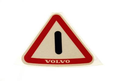 Reflecterende sticker voor de deur 1974-