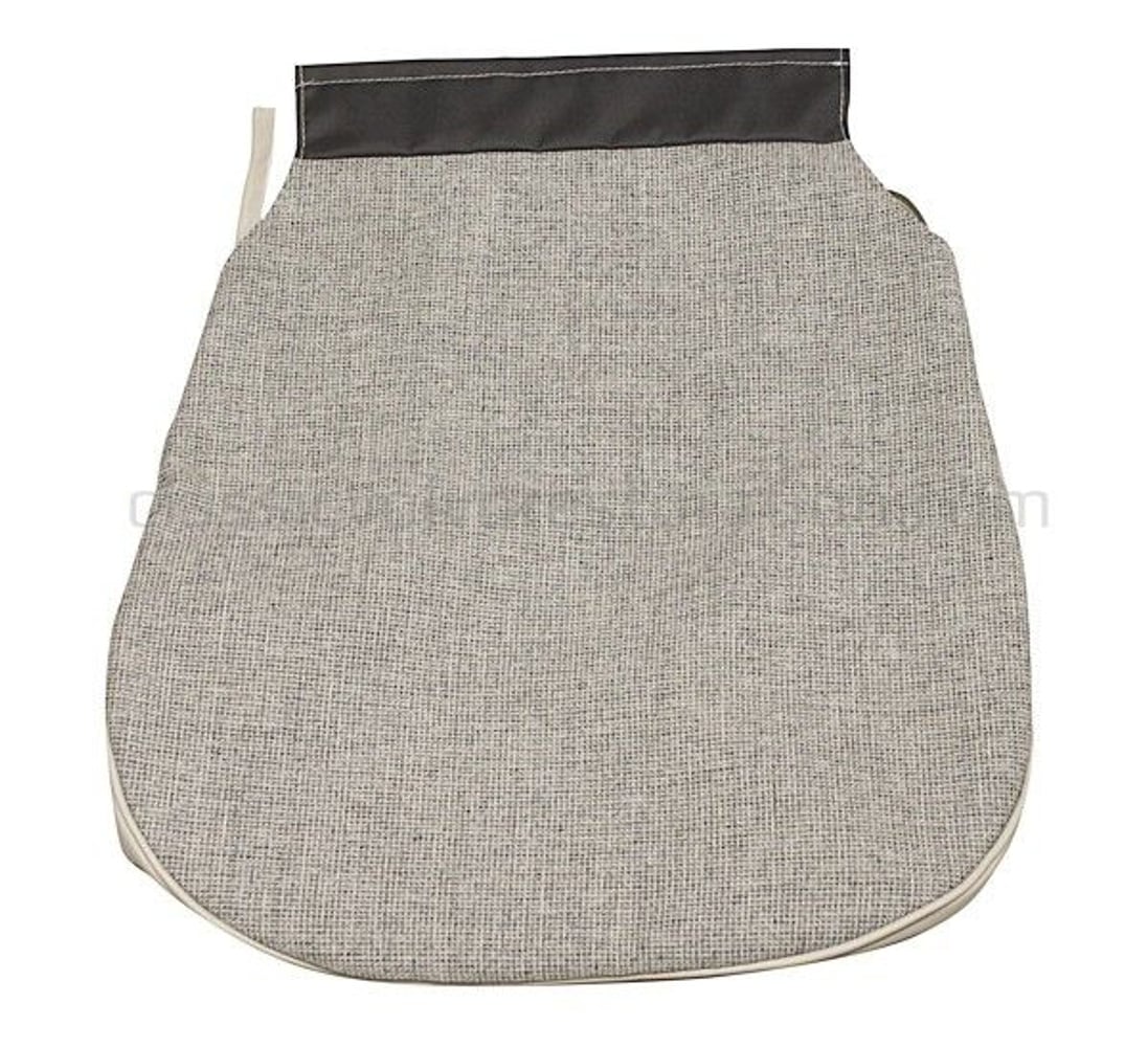 Bekleding voor de voorstoelen van een Volvo Amazon 4d uit 1959-1960, grijs/wit. — bild 2 av 2