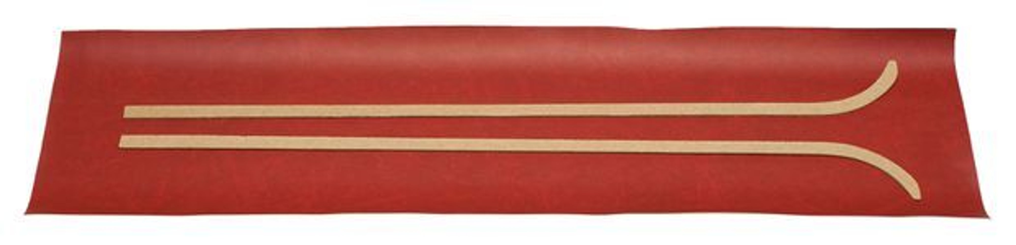 Panelen B-stijl voor Volvo PV544, Duett 1963-64, rood — bild 1 av 2