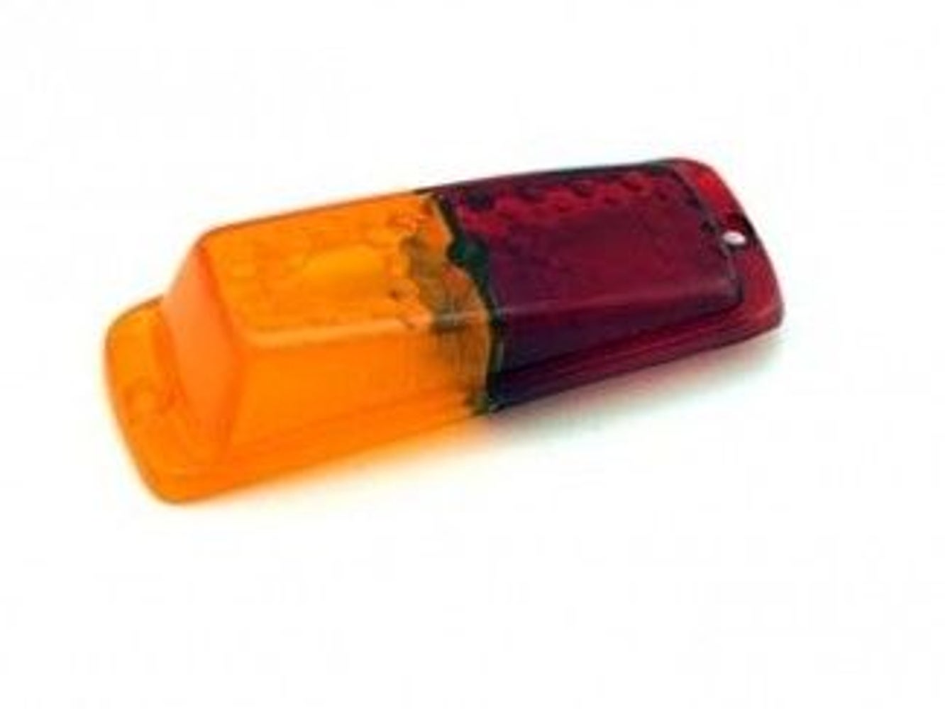 Achterlichtglas rood/geel