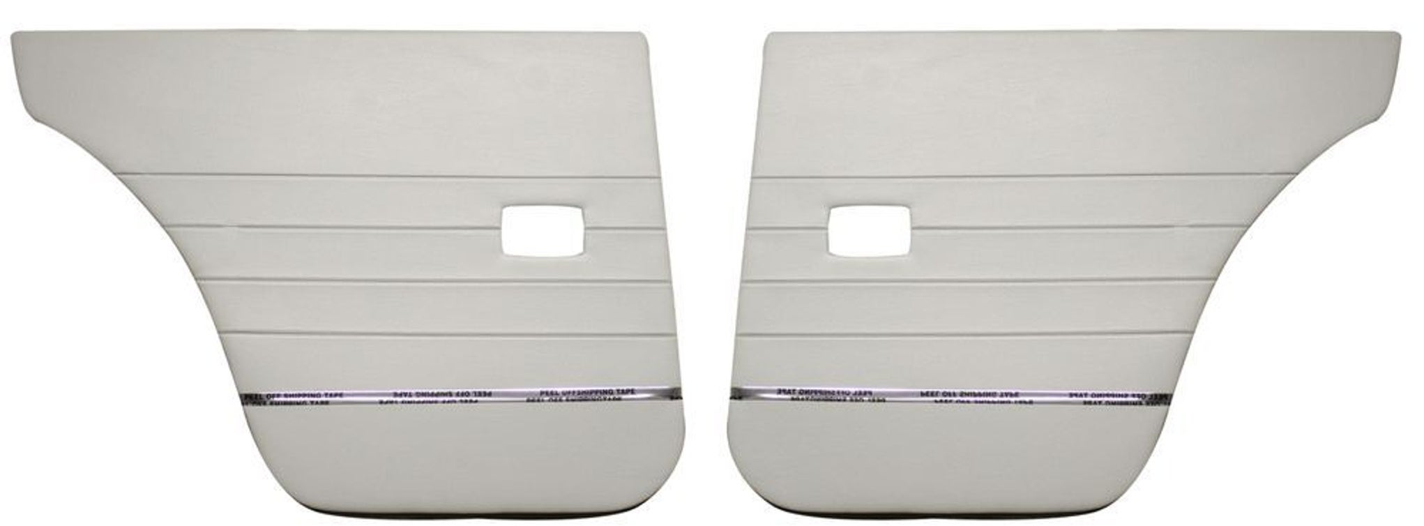 Deurpaneel achter grijs