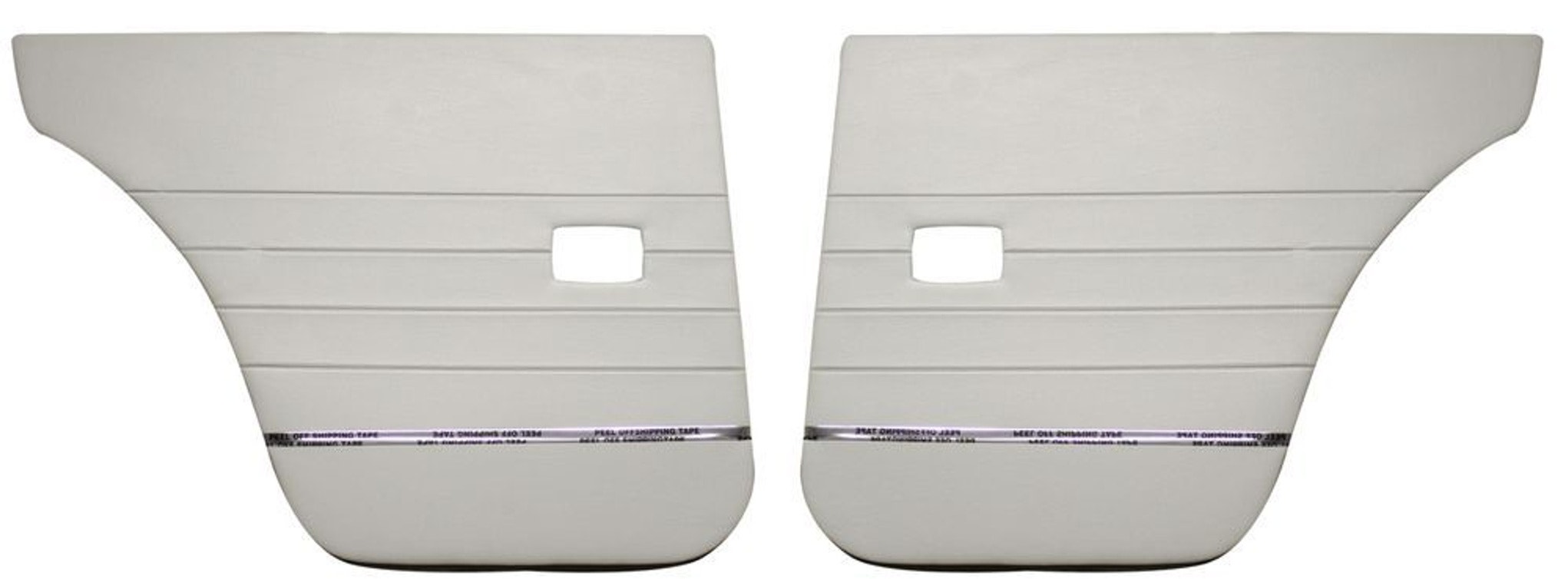 Deurpaneel achter grijs