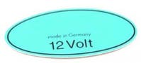 Sticker Ontstekingsspoel 12V groen 1969- — bild 1 av 2