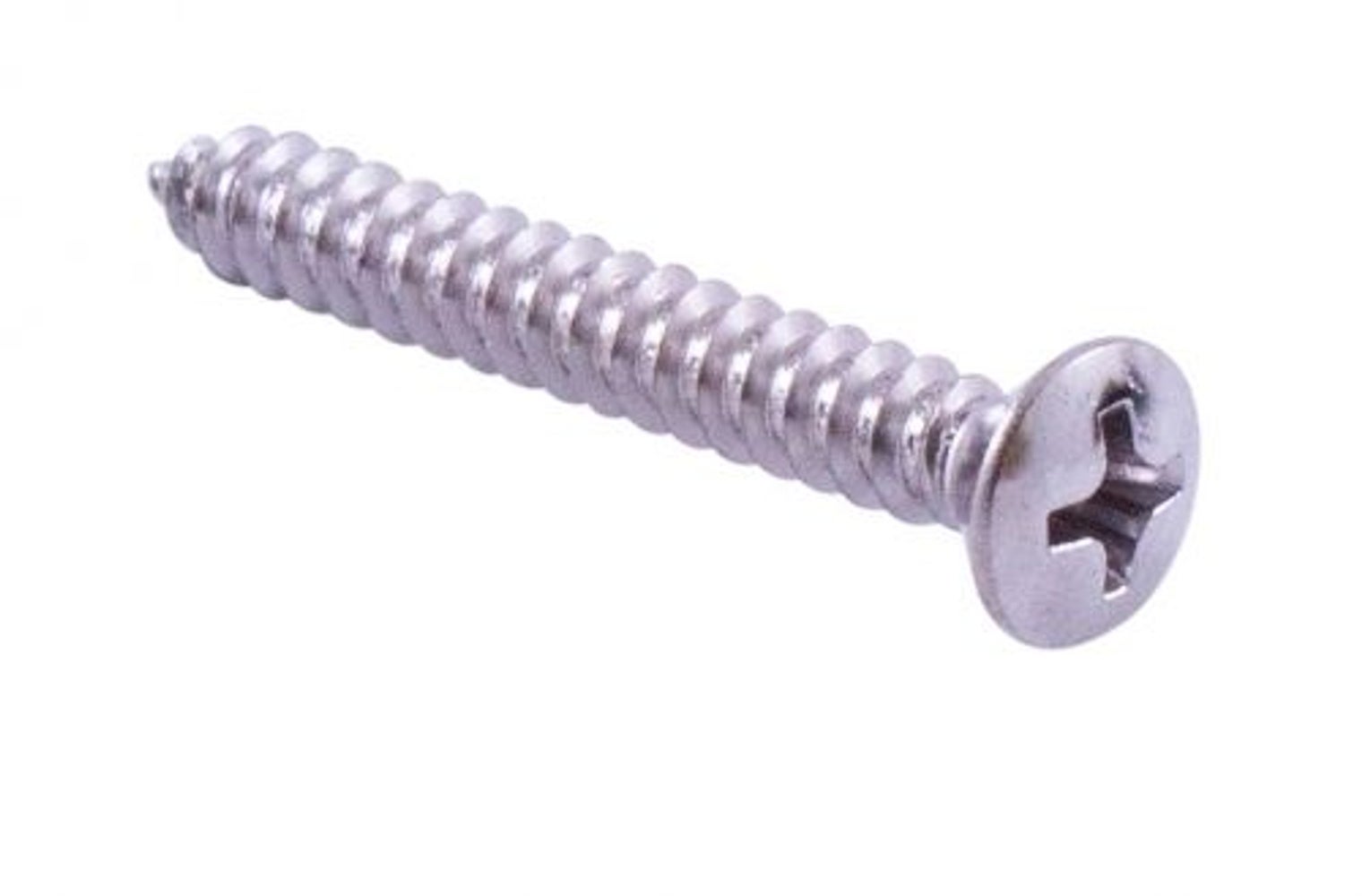 Schroef Phillips #8 x 1-1/4" verchr.