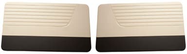 Deurpanelen voor Volvo PV444 1955-58 US rood/beige/zwart, niet gemonteerd
