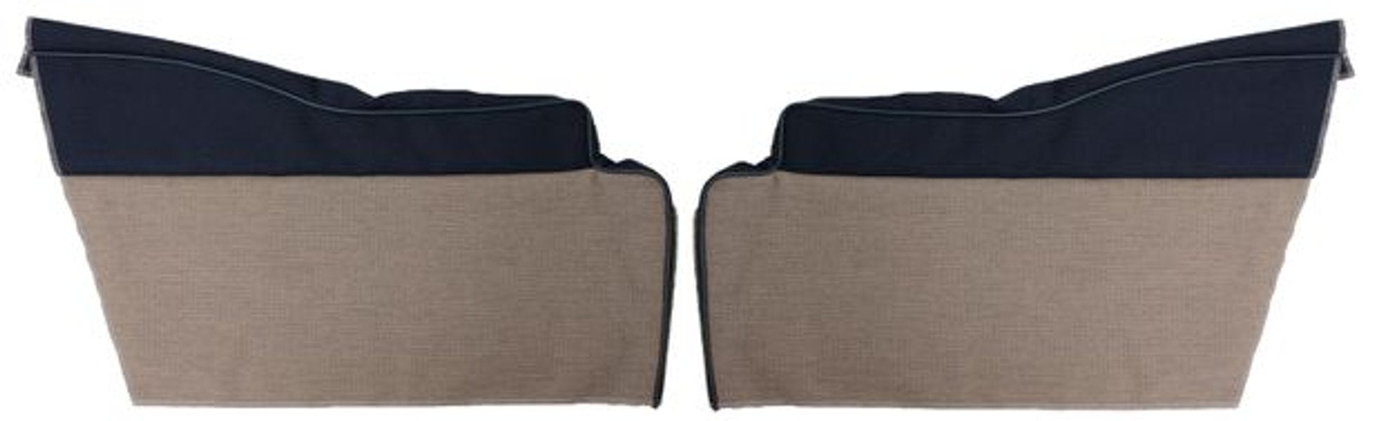 Paneel achterzijde onder grijsbeige