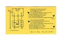 Laadrelais met sticker 6V — bild 1 av 2