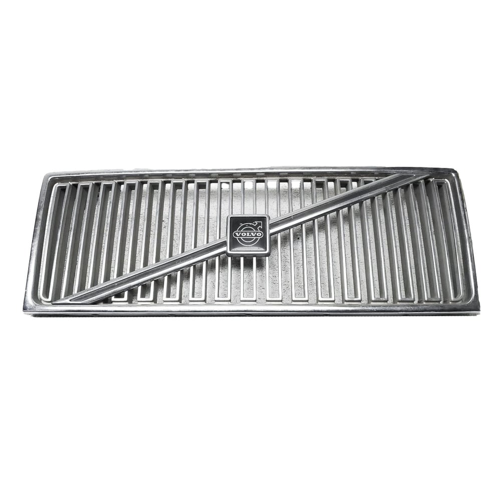 Grille met sierstrip en embleem voor Volvo 740 1984-89, 760 1982-87, verchroomd