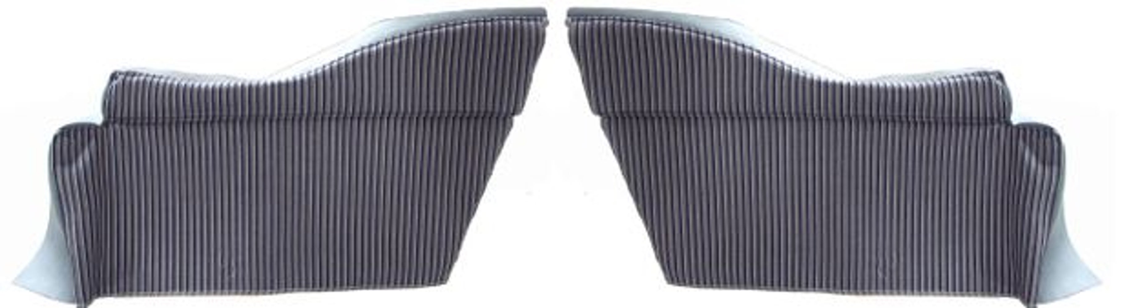 Achterpanelen, onderzijde, voor Volvo PV444 1951-54, blauw/grijs