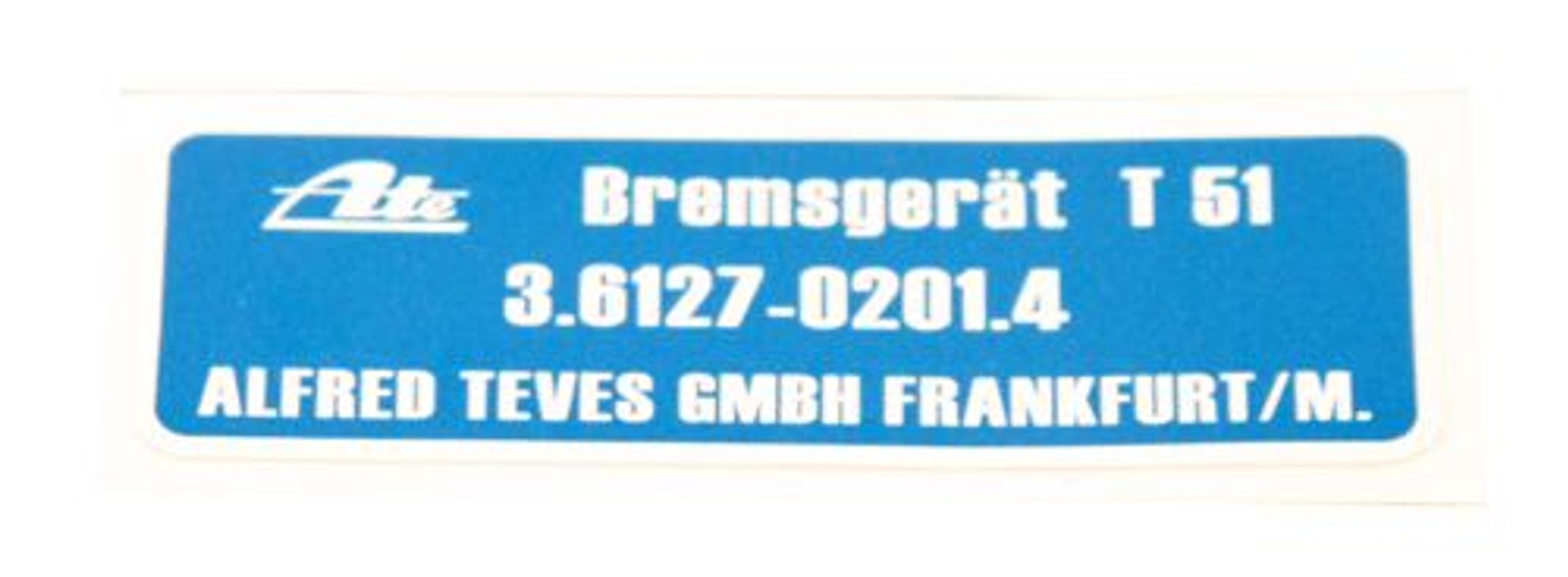 Sticker ATE remsysteem