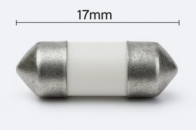 Zekering 25A Porselein (kort) voor Volvo PV444, PV544, Duett, Amazon