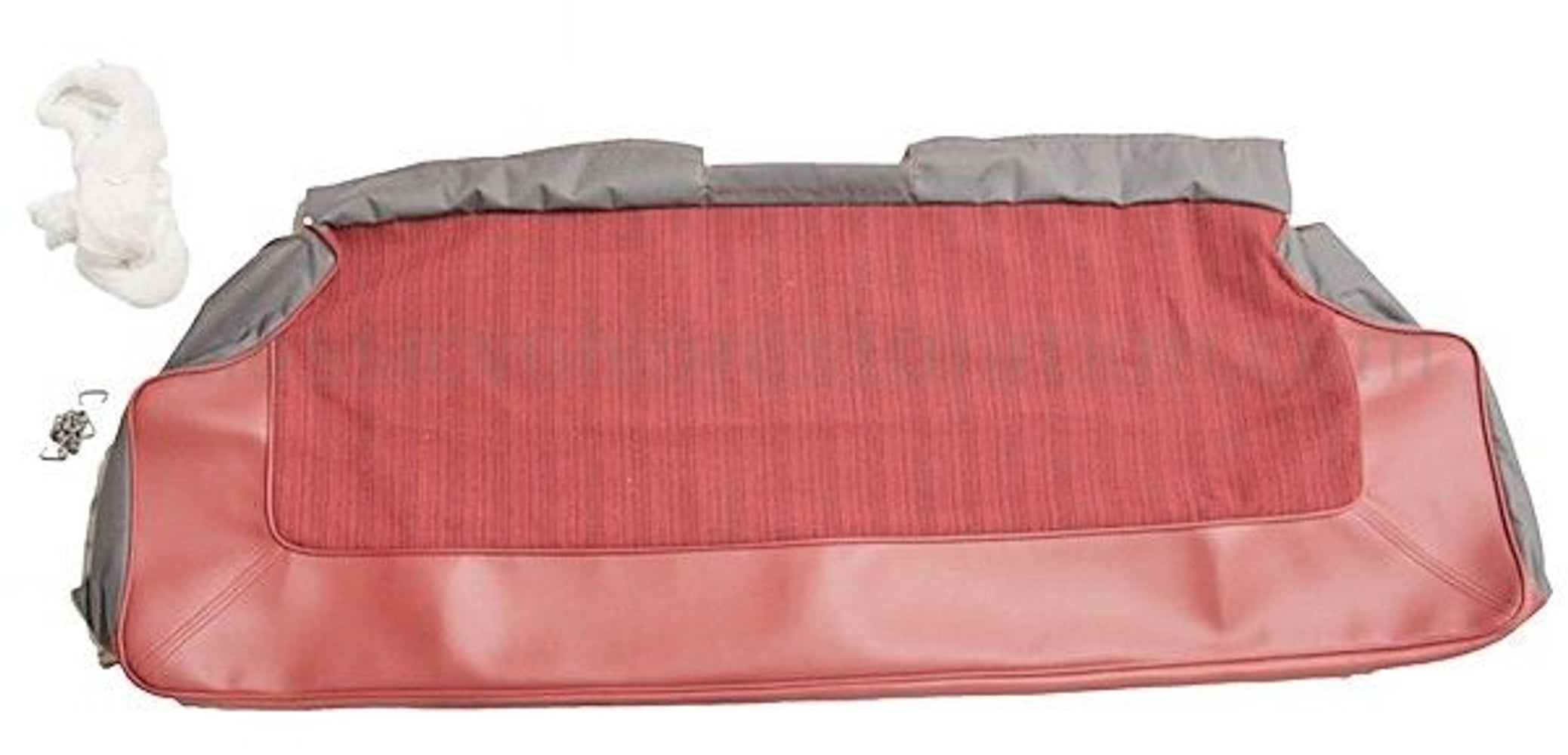Bekleding achterbank voor Volvo Amazon 2d 1963-64 rood — bild 2 av 2