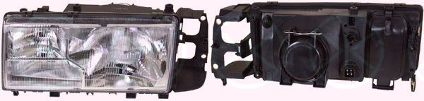 Koplamp H4 mistlicht dubbel re