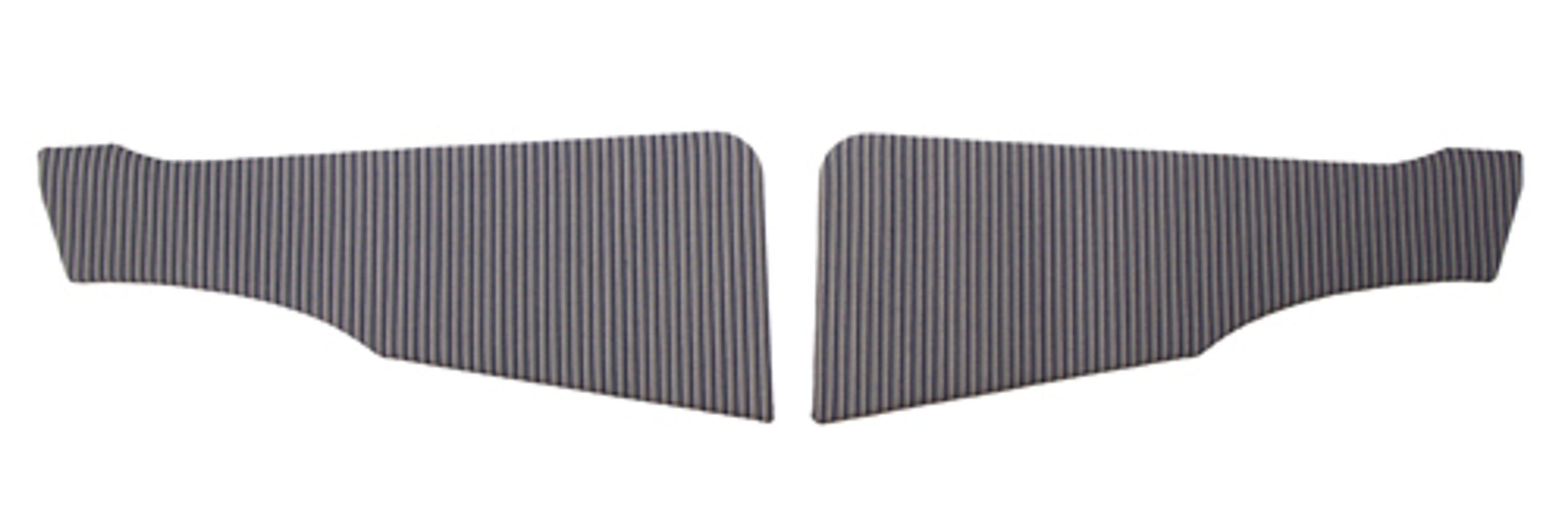 Achterpanelen bovenzijde voor Volvo PV444 1951-54, blauw/grijs