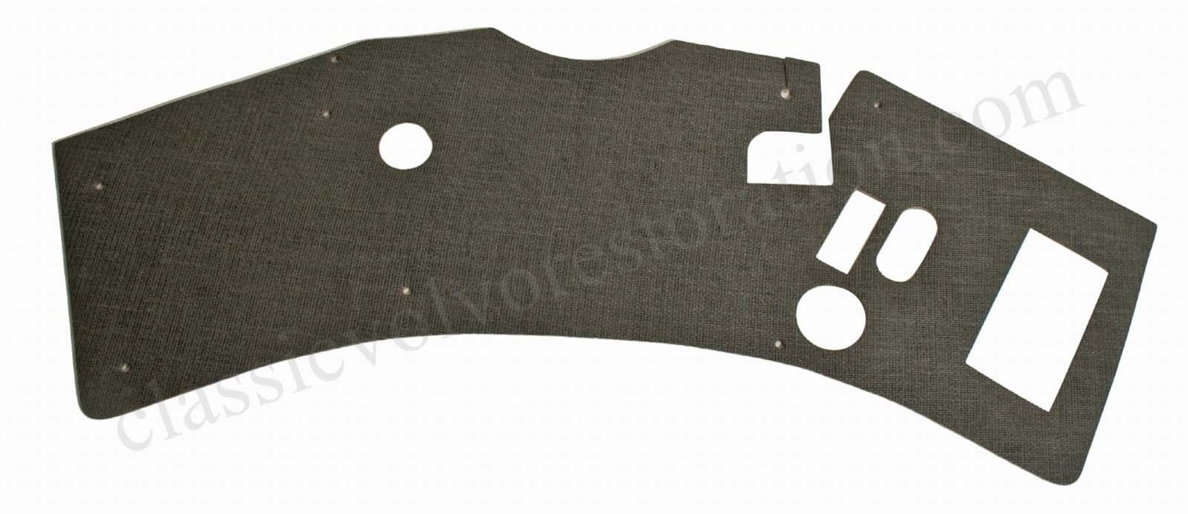 Tapijt Torpedo voor Volvo PV544, Duett 1962-64 grijs