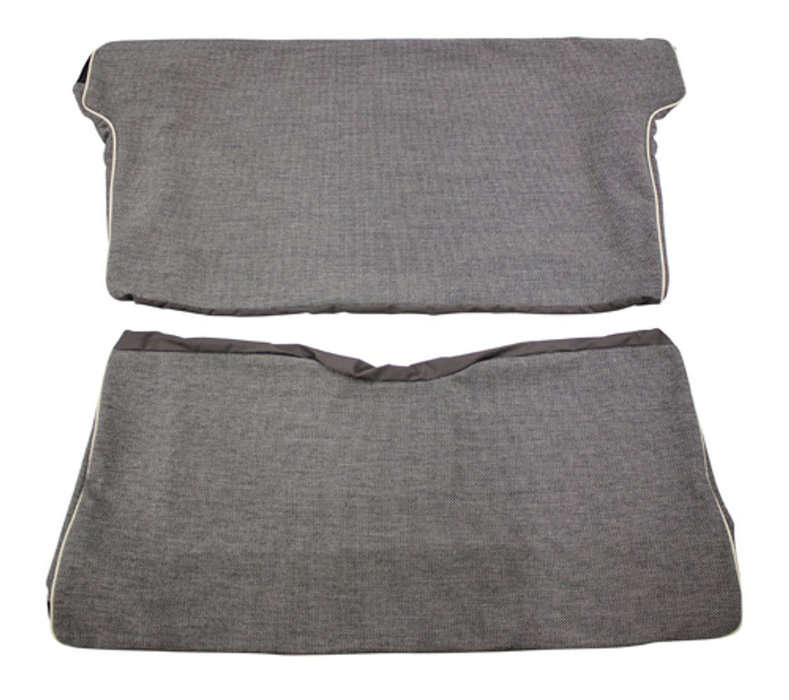 Achterbankhoes Volvo PV 444 1957 grijs/zwart