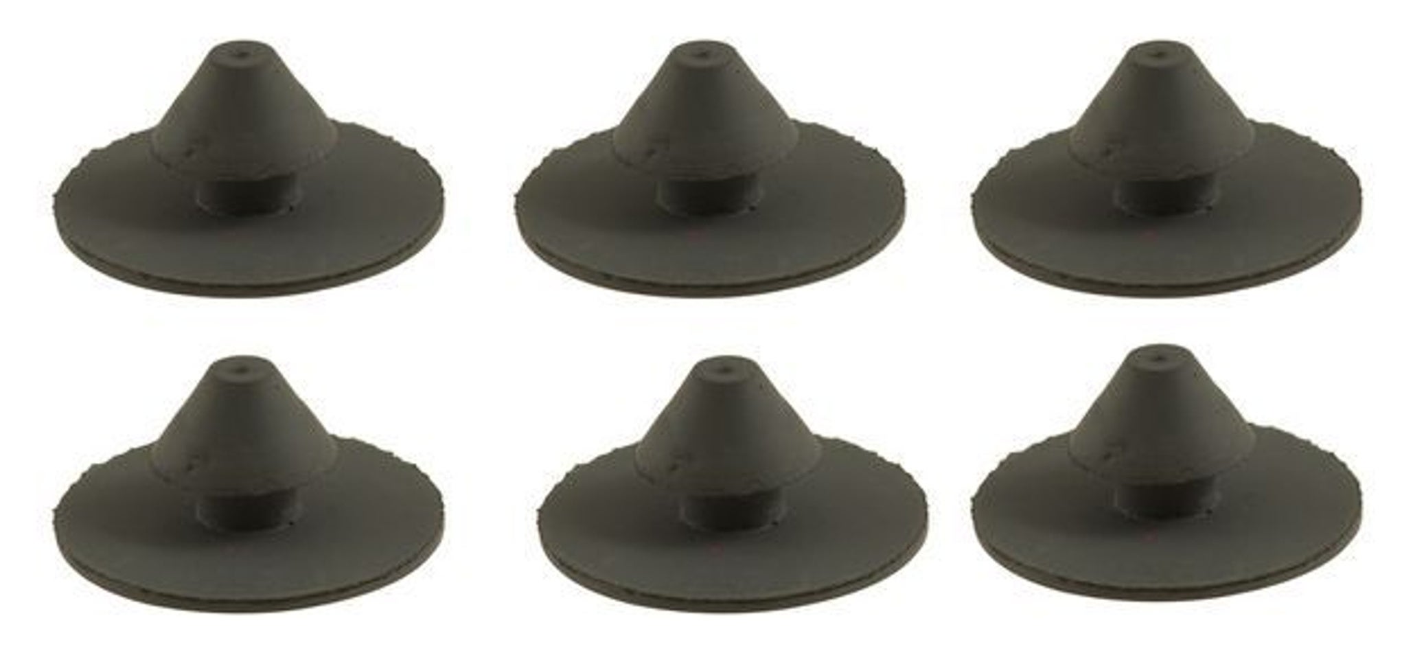 Rubberen knop schot (set)