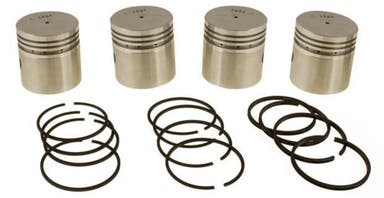 Zuigerset met zuigerveren voor Volvo B4B, 0,030"
