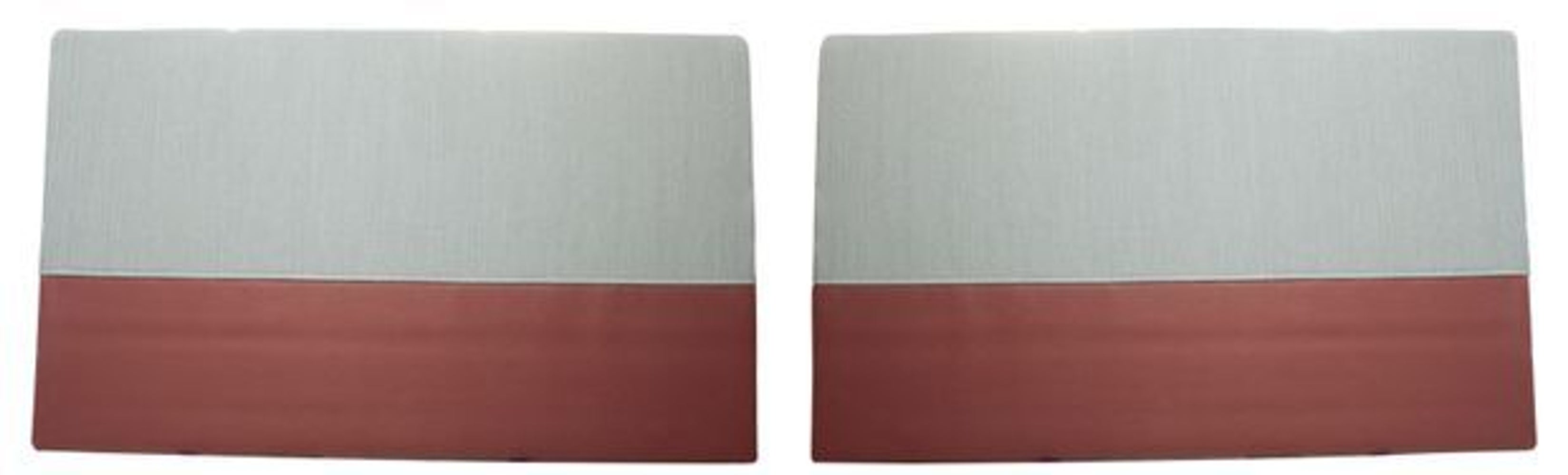 Deurpaneel voor Volvo Duett 1957 bordeauxrood/grijs, links
