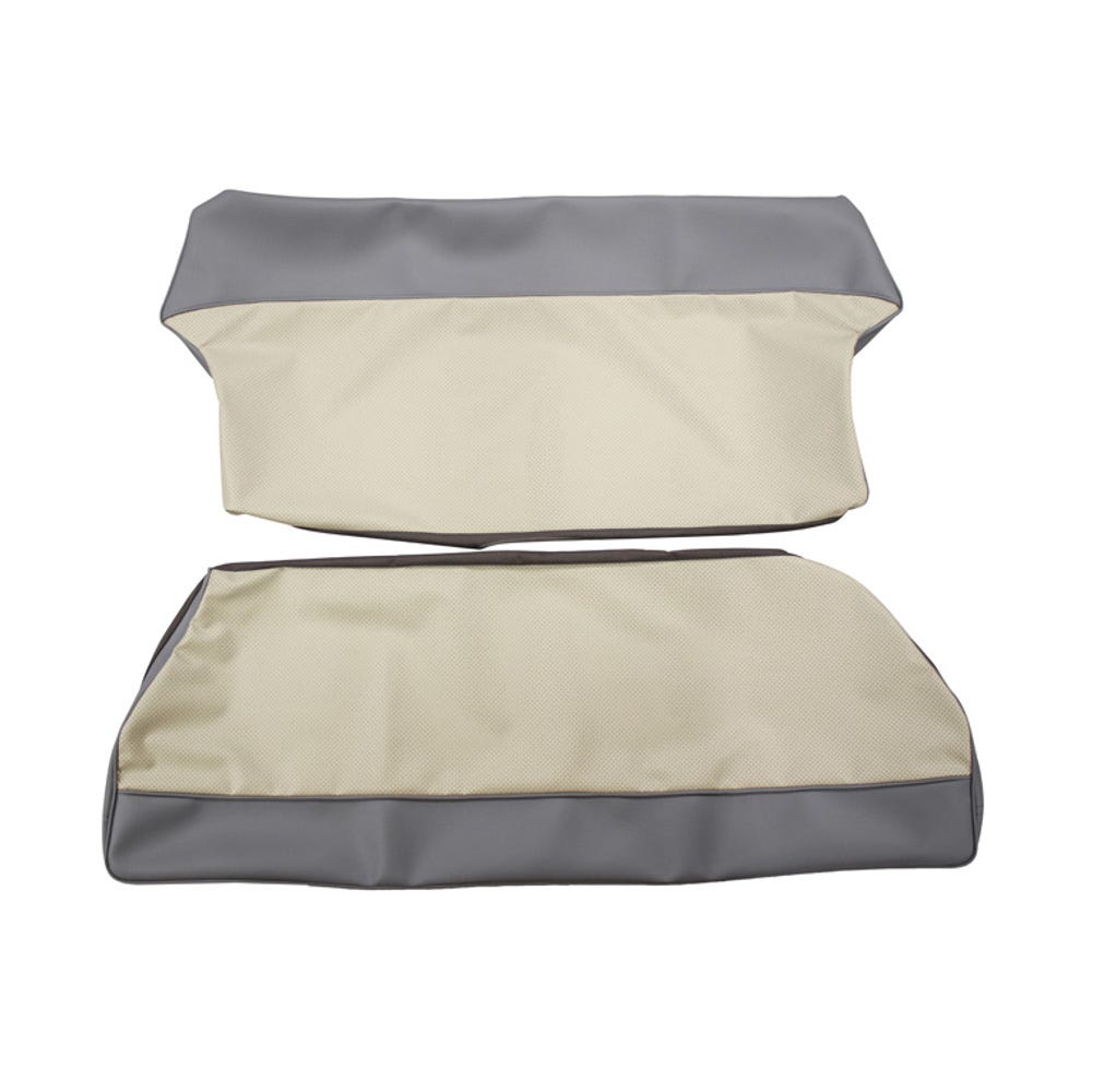 Achterbankbekleding voor Volvo PV544 1962 Export blauw/beige — bild 2 av 2
