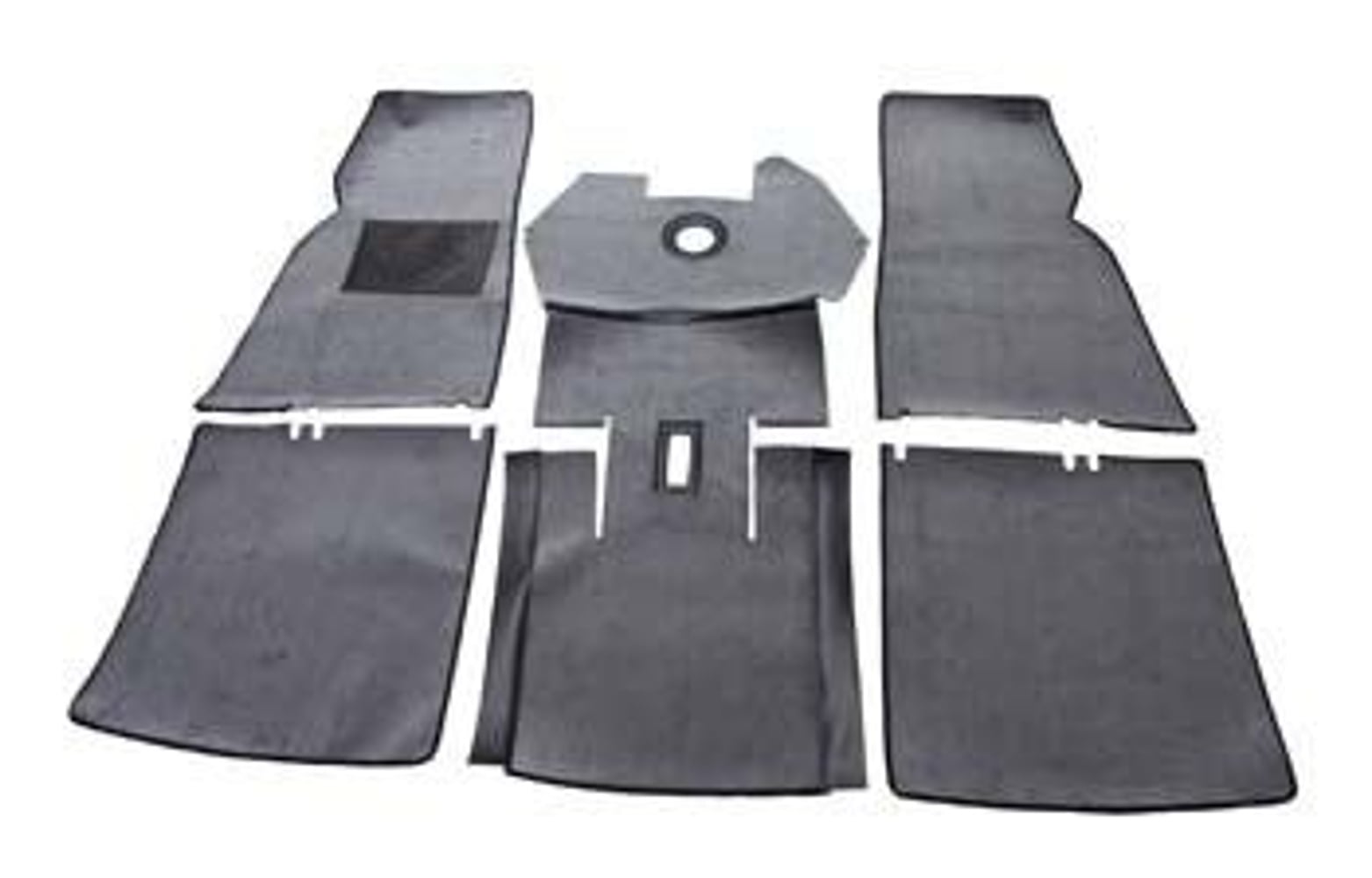 Tapijtset voor Volvo PV544, grijs textiel
