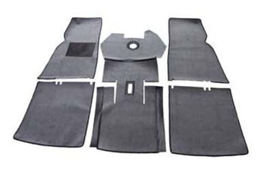 Tapijtset voor Volvo PV544, grijs textiel